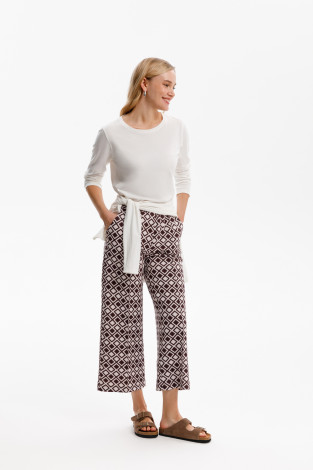 Брюки женские для мам, артикул: ЕВТ 4135, цвет: светло-розовый