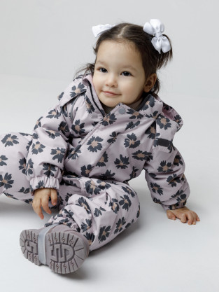 Комбинезоны утепленные для девочки, артикул: ВК 60134/н/1 Ал, цвет: розовый