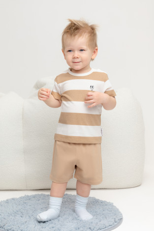 Шорты для мальчика, артикул: КР 400658, цвет: бежевый