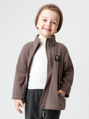 Куртка для мальчика, артикул: ФЛ 34025/6 ГР, цвет: коричневый