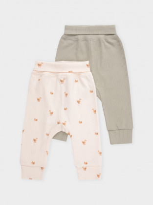 Брюки для новорожденных, артикул: К 400715-2уп, цвет: зеленый