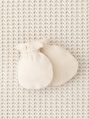 Рукавички для новорожденных, артикул: К 8506, цвет: сахар