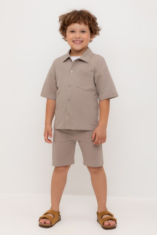 Шорты для мальчика, артикул: КР 400814, цвет: коричневый