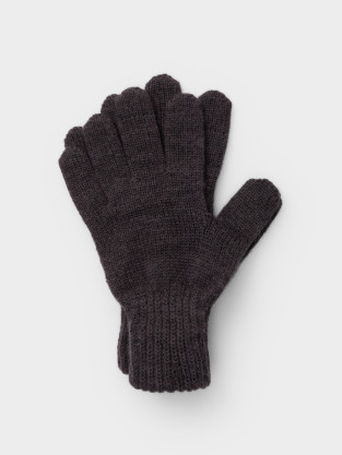 Перчатки для мальчика, артикул: КВ 10022/ш, цвет: темно-серый