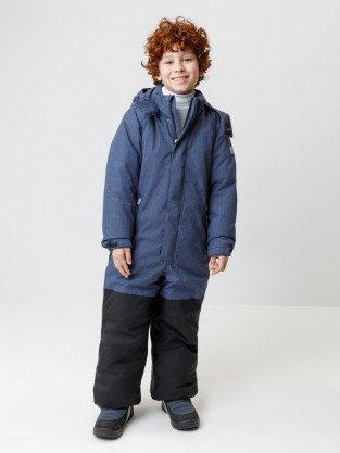 Комбинезоны утепленные для мальчика, артикул: ВК 60127/н/8 УЗГ, цвет: синий