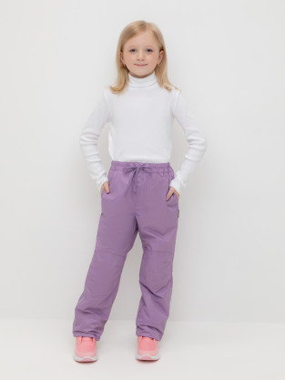 Брюки утепленные для девочки, артикул: ВК 46015/25/6 УЗГ, цвет: бордовый