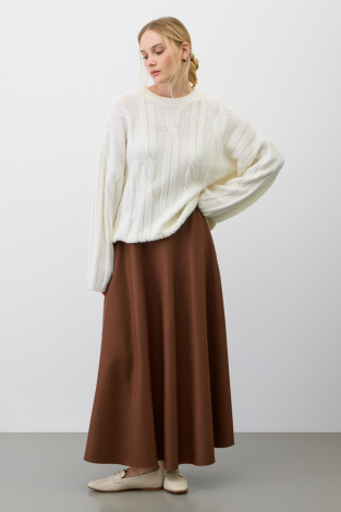 Джемперы женские для мам, артикул: ЕВ 30251/ш, цвет: белый