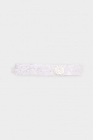 Повязка для девочки, артикул: К 8173, цвет: белый