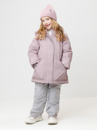 Куртка для девочки, артикул: ВК 38120/н/5 ГР, цвет: розовый
