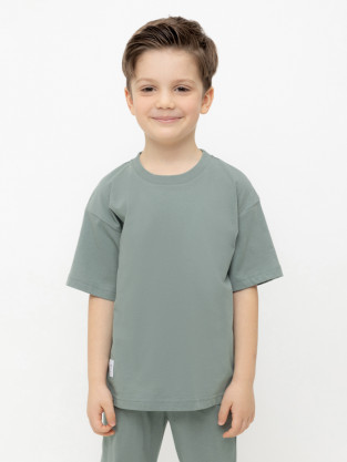 Футболка для мальчика, артикул: КР 302401, цвет: зеленый
