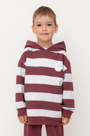 Худи для мальчика, артикул: КР 302693, цвет: коричневый