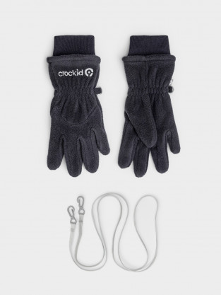 Перчатки, артикул: ФЛ 10001/25/23 ГР, цвет: темно-серый