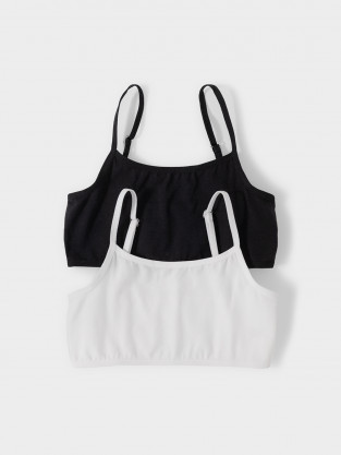 Майки для девочки, артикул: К 1197-2уп, цвет: белый