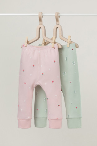 Брюки для новорожденных, артикул: К 4718-2уп, цвет: зеленый