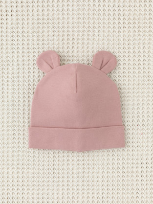 Шапочка ясельная для новорожденных, артикул: К 8093, цвет: розовый
