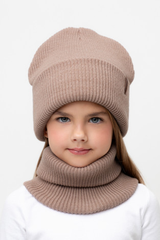 Комплекты вязаные, артикул: КВ 22016/ш, цвет: бежевый