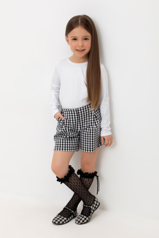 Шорты для девочки, артикул: КР 400732, цвет: серый