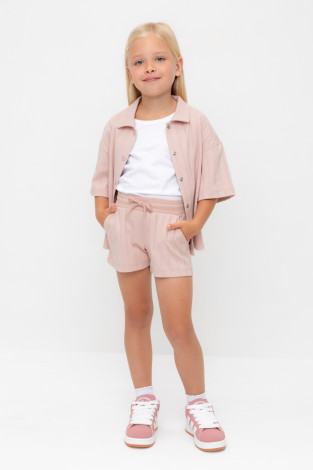 Шорты для девочки, артикул: КР 400807, цвет: розовый