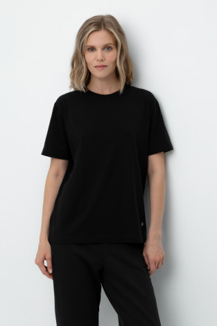 Футболки женские для мам, артикул: ЕВТ 3238, цвет: черный3