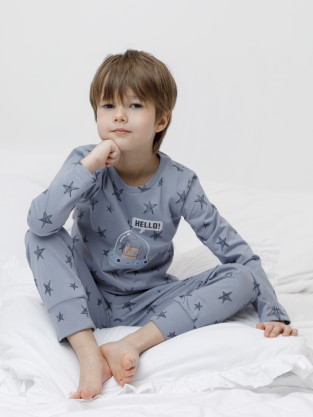 Пижама для мальчика, артикул: К 1637, цвет: голубой
