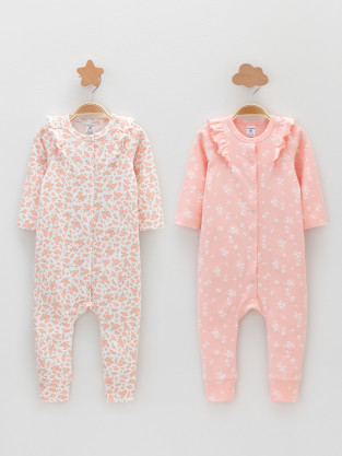 Комбинезон для новорожденных, артикул: К 6534-2уп, цвет: розовый