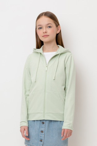 Жакет для девочки, артикул: К 301988-1, цвет: зеленый