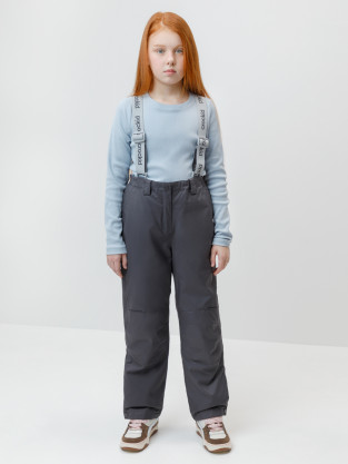 Брюки утепленные, артикул: ВК 46017/26/2 ГР, цвет: темно-серый