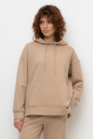 Толстовки женские для мам, артикул: ЕВТ 3119/24, цвет: бежевый