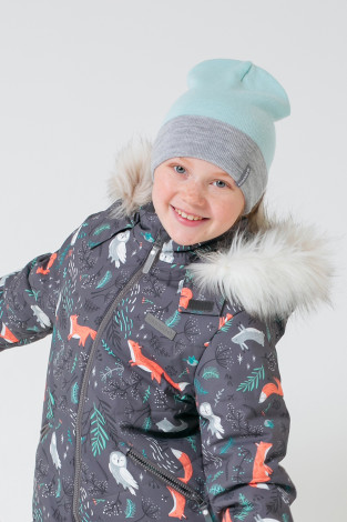 Шапка для девочки, артикул: КВ 20177/21ш, цвет: бирюзовый