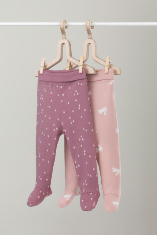 Ползунки для новорожденных, артикул: К 400220-2уп, цвет: розовый