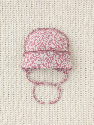 Шапочка ясельная для новорожденных, артикул: К 8176, цвет: розовый