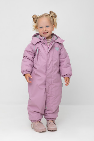 Комбинезоны утепленные для девочки, артикул: ВК 60118/1 ГР, цвет: розовый