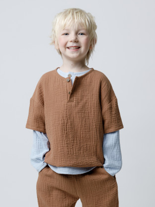 Футболки, артикул: ТК 30004, цвет: коричневый