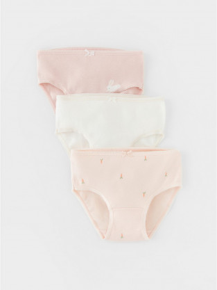 Трусы для девочки, артикул: К 1931-3уп, цвет: светло-розовый