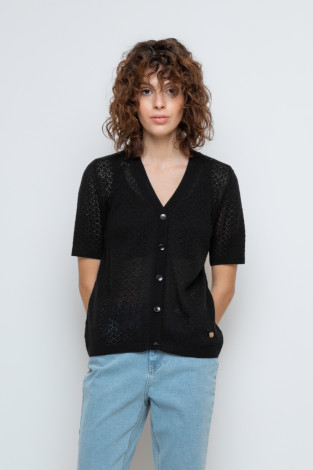 Жакеты, куртки женские для мам, артикул: ЕВ 30143/ш, цвет: черный