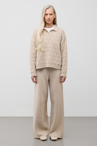 Джемперы женские для мам, артикул: ЕВ 30293/ш, цвет: бежевый