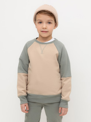 Джемпер для мальчика, артикул: КР 302161, цвет: бежевый