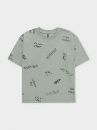 Футболка для мальчика, артикул: КР 302979-1, цвет: хаки