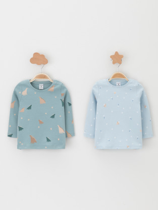 Джемпер для новорожденных, артикул: К 301944-2уп, цвет: голубой