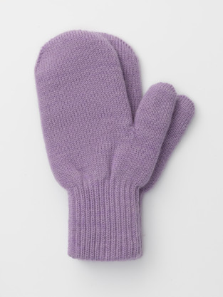 Рукавицы для девочки, артикул: КВ 10021/ш, цвет: фиолетовый