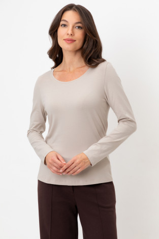 Джемперы женские для мам, артикул: ЕВТ 3263, цвет: бежевый