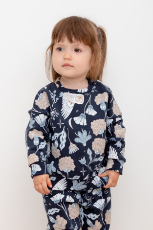 Джемпер для девочки, артикул: КР 302220, цвет: темно-синий