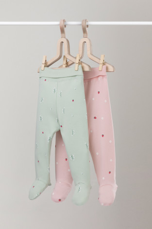 Ползунки для новорожденных, артикул: К 400220-2уп, цвет: зеленый