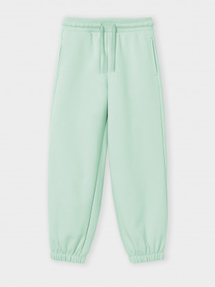 Брюки для девочки, артикул: КР 400872-1, цвет: зеленый