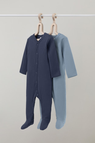 Комбинезон для новорожденных, артикул: К 6523-2уп, цвет: синий