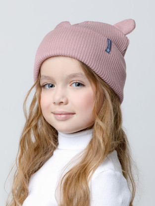 Шапка для девочки, артикул: КВ 20424, цвет: розовый
