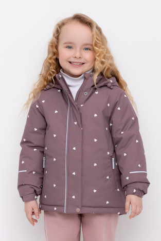 Куртка для девочки, артикул: ВК 38111/н/3 ГР, цвет: фиолетовый