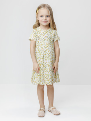 Платье для девочки, артикул: КР 5793, цвет: сахар