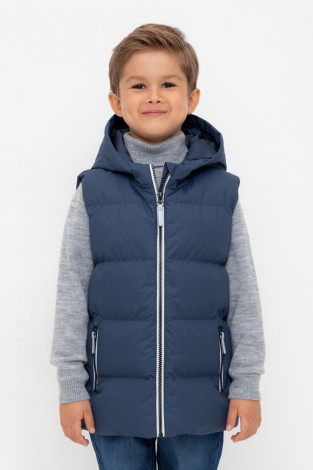 Жилеты для мальчика, артикул: ВК 35018/5 ГР (98-128), цвет: синий