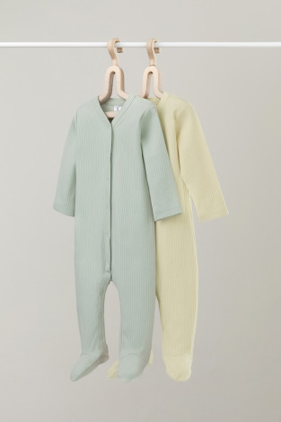 Комбинезон для новорожденных, артикул: К 6523-2уп, цвет: зеленый